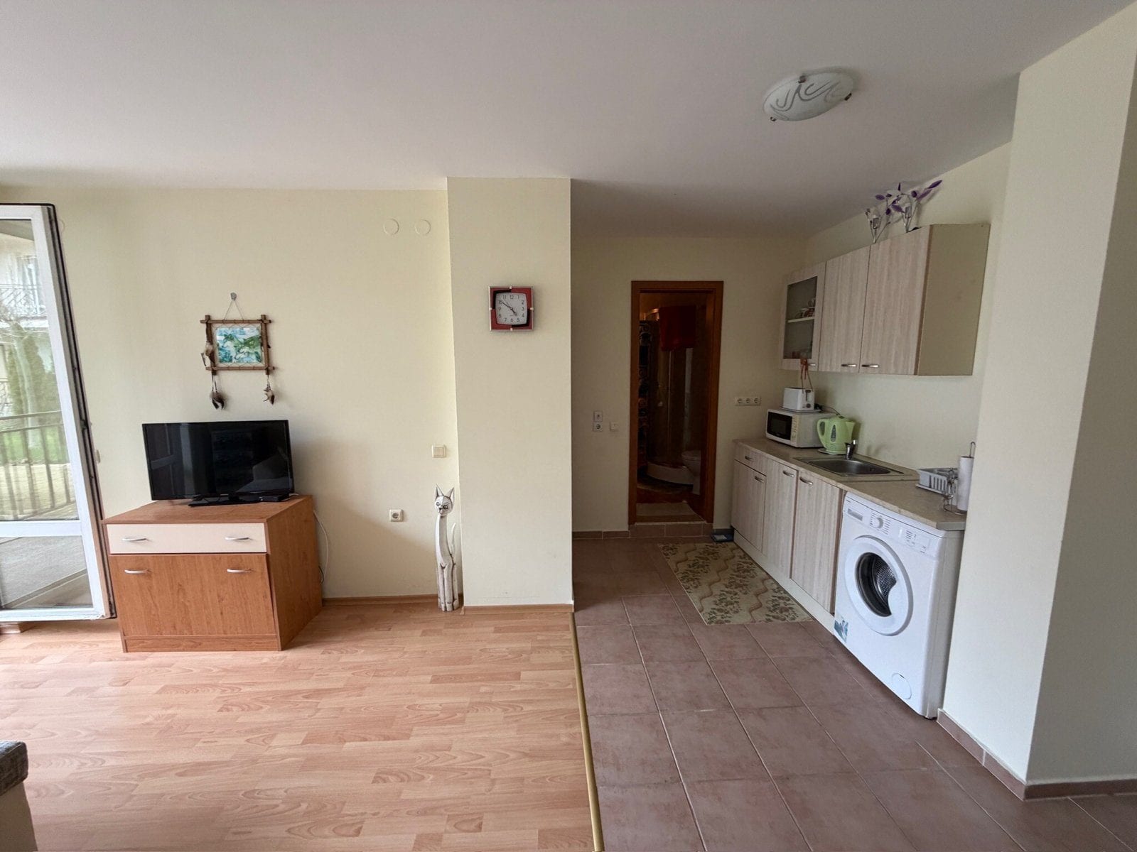 Two-room apartment with pool view in the Holiday Fort complex, Sunny Beach, Bulgaria