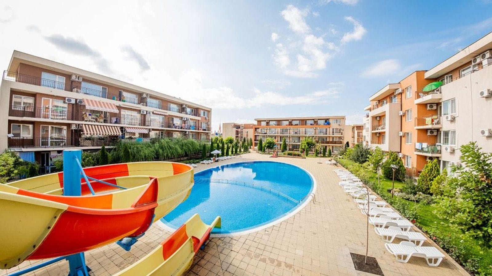 3-room apartment in the Holiday Fort Complex, Sunny Beach, Bulgaria.