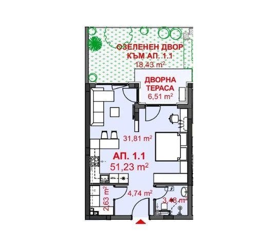 Elegant apartments in the Sunny Island Bohemia complex.