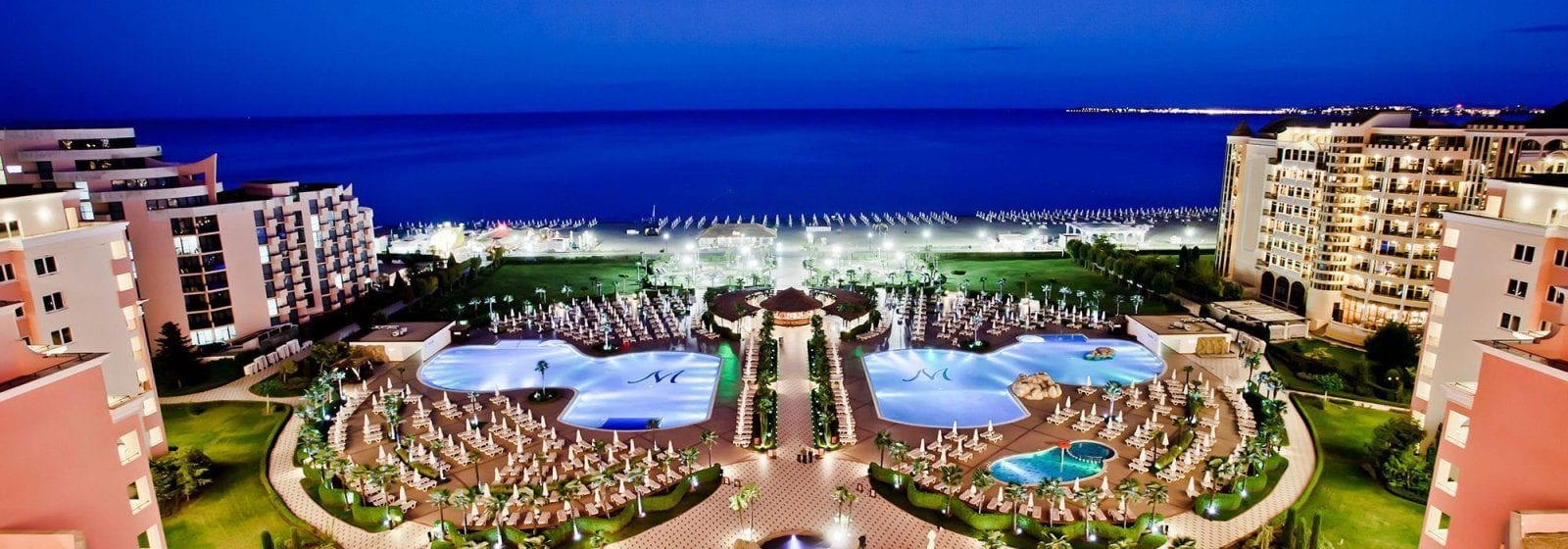 Two-room apartment in the Majestic complex at Sunny Beach