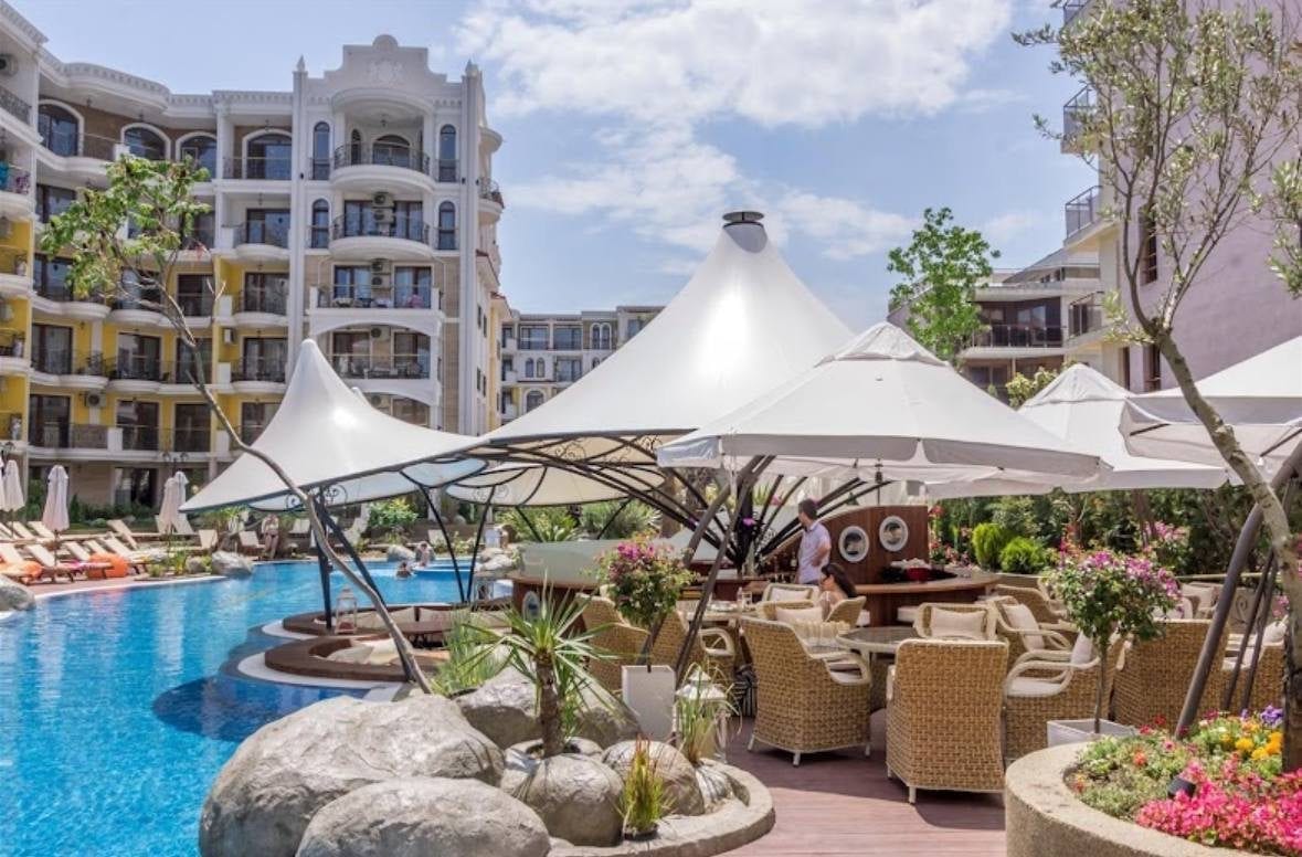 Two-room apartment in the Harmony Monte Carlo complex at Sunny Beach