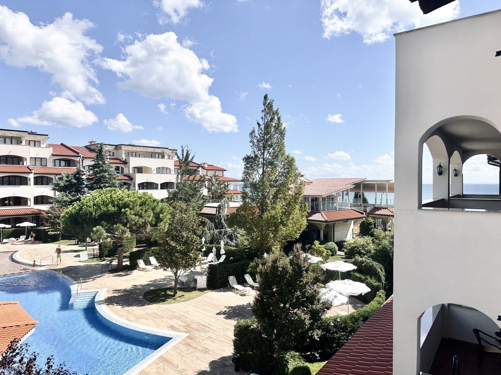 3-комнатная квартира Casa Real с видом на море, Свети Влас, Болгария
